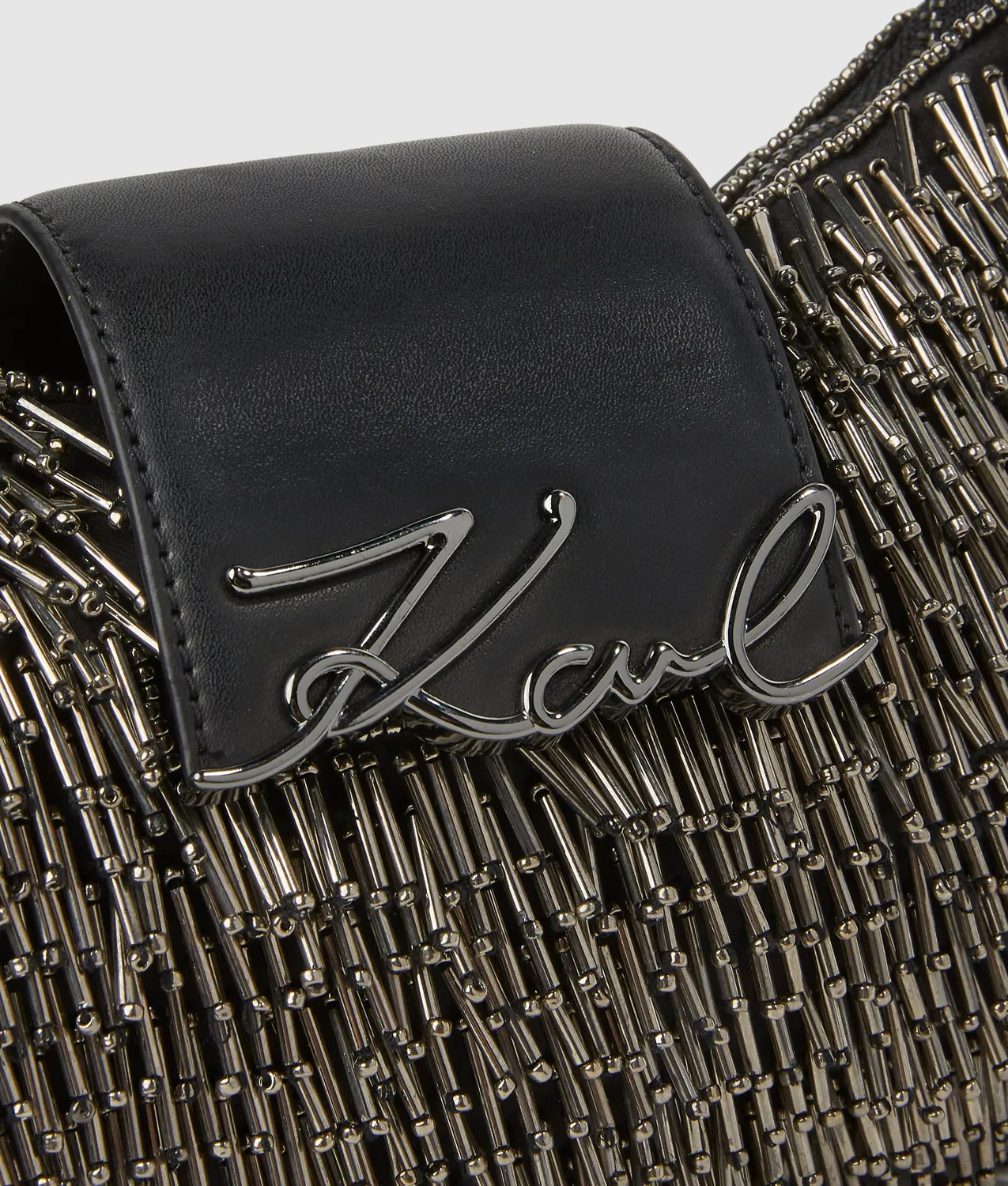 Karl Lagerfeld K/Signature Beaded Moon Umhängetasche One Size Perlen