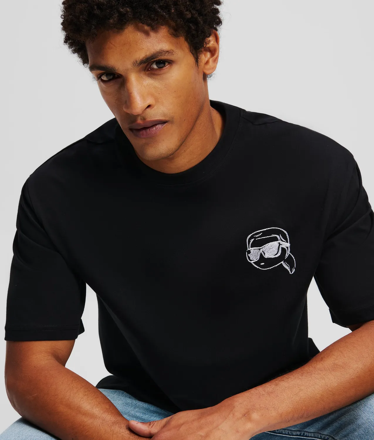 Karl Lagerfeld Ikon T-Shirt Baumwolle mit Rückenprint