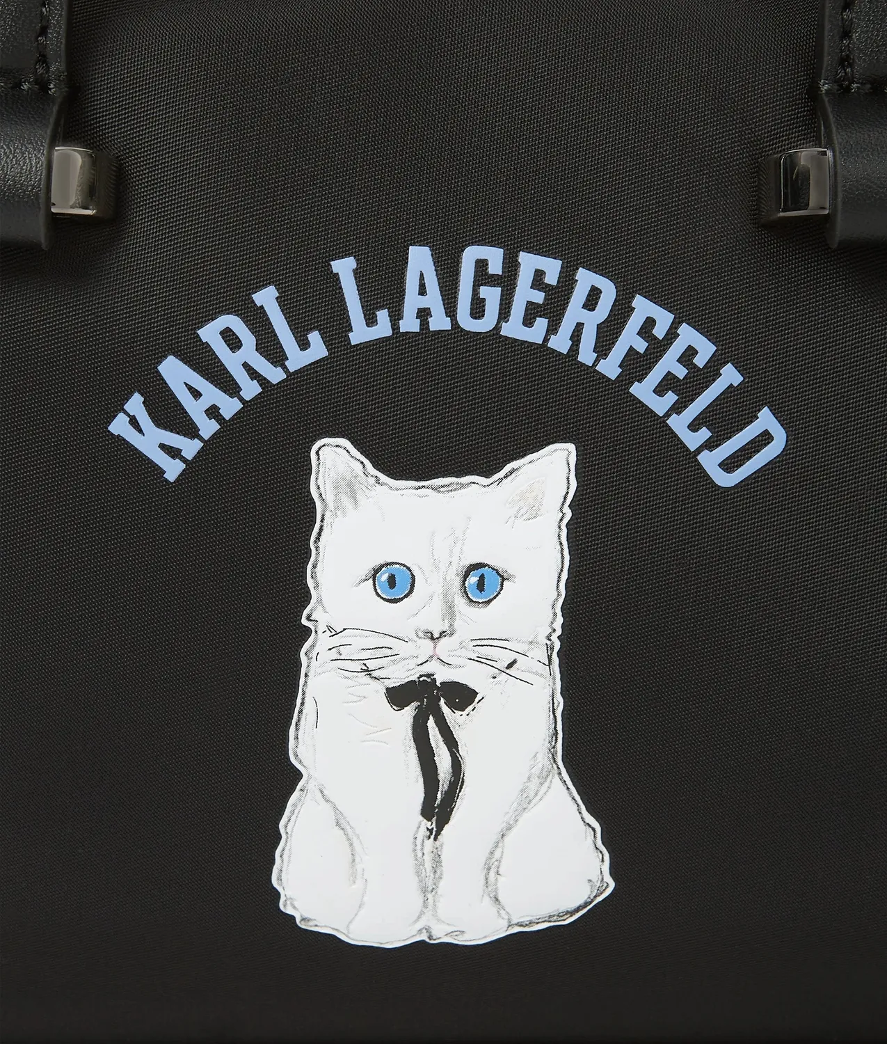 Karl Lagerfeld Ikon Choupette Satchel Tasche Nylon