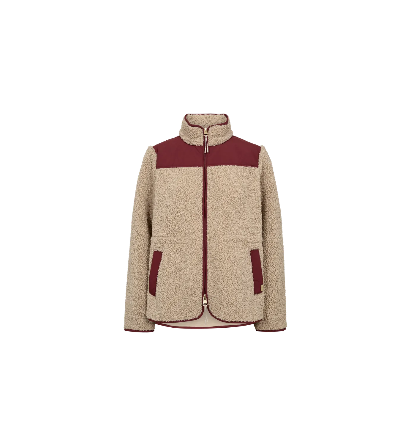 Mos Mosh MM Elisa Eli Teddyjacke Cabernet kurz