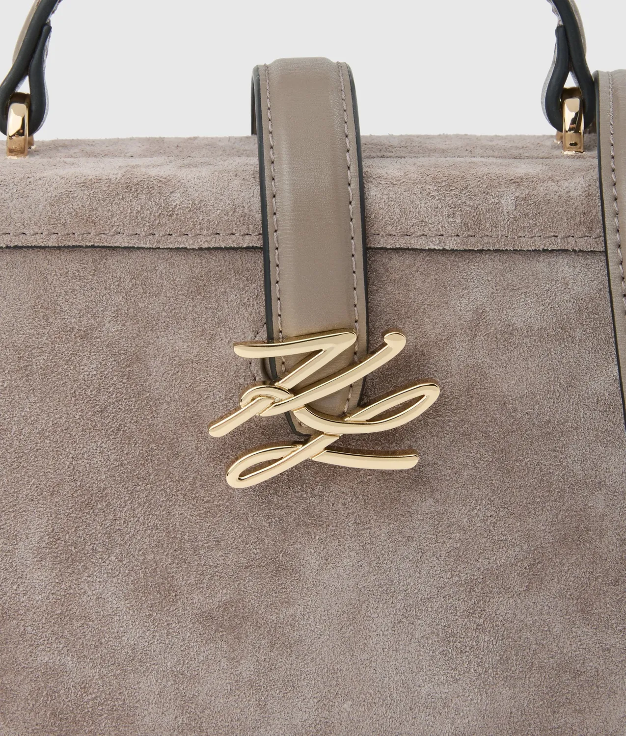 Karl Lagerfeld K/Autograph Trunk Bag Velours Crossbody