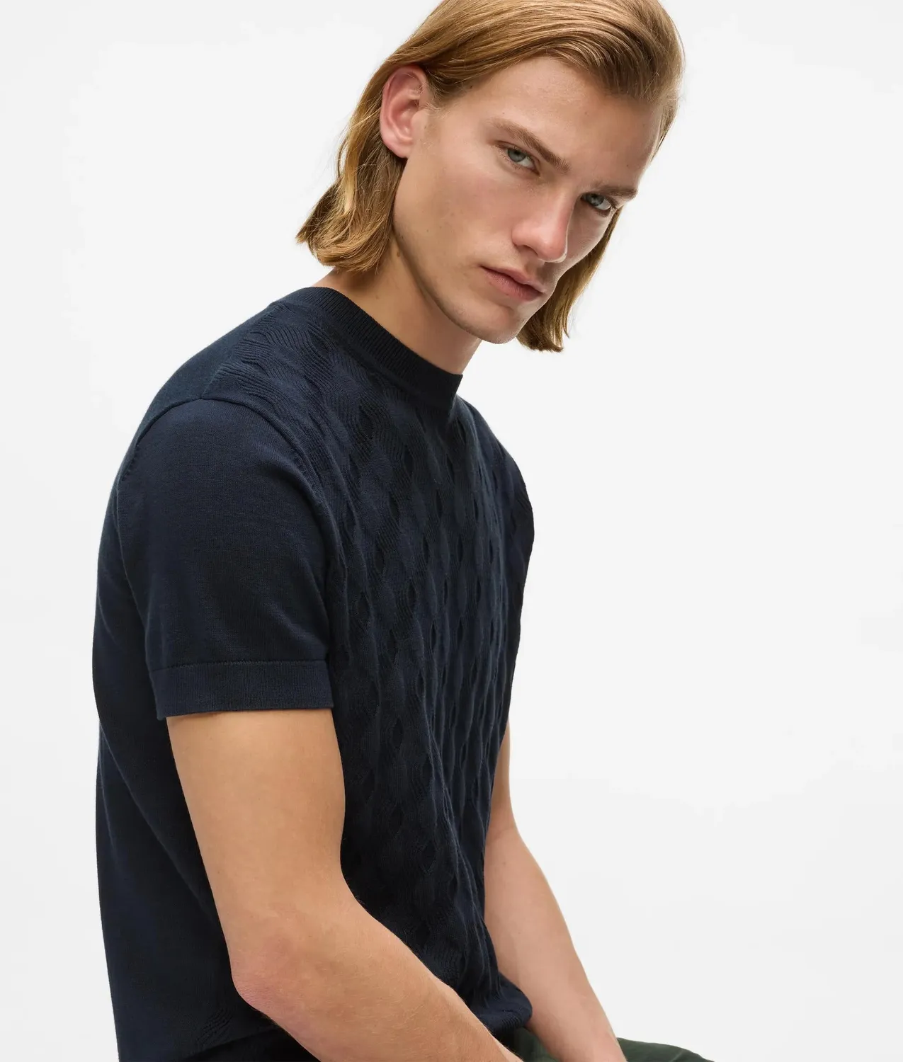Karl Lagerfeld Pullover Kurzarm Strick Herren