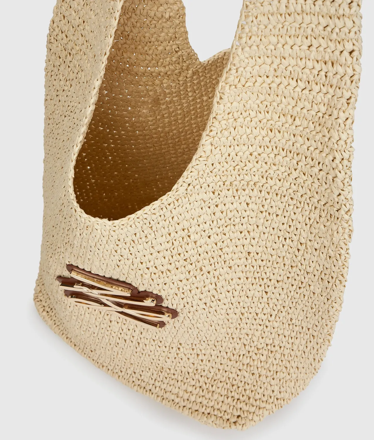 Karl Lagerfeld K/Autograph Crochet Hobo Bag Strand