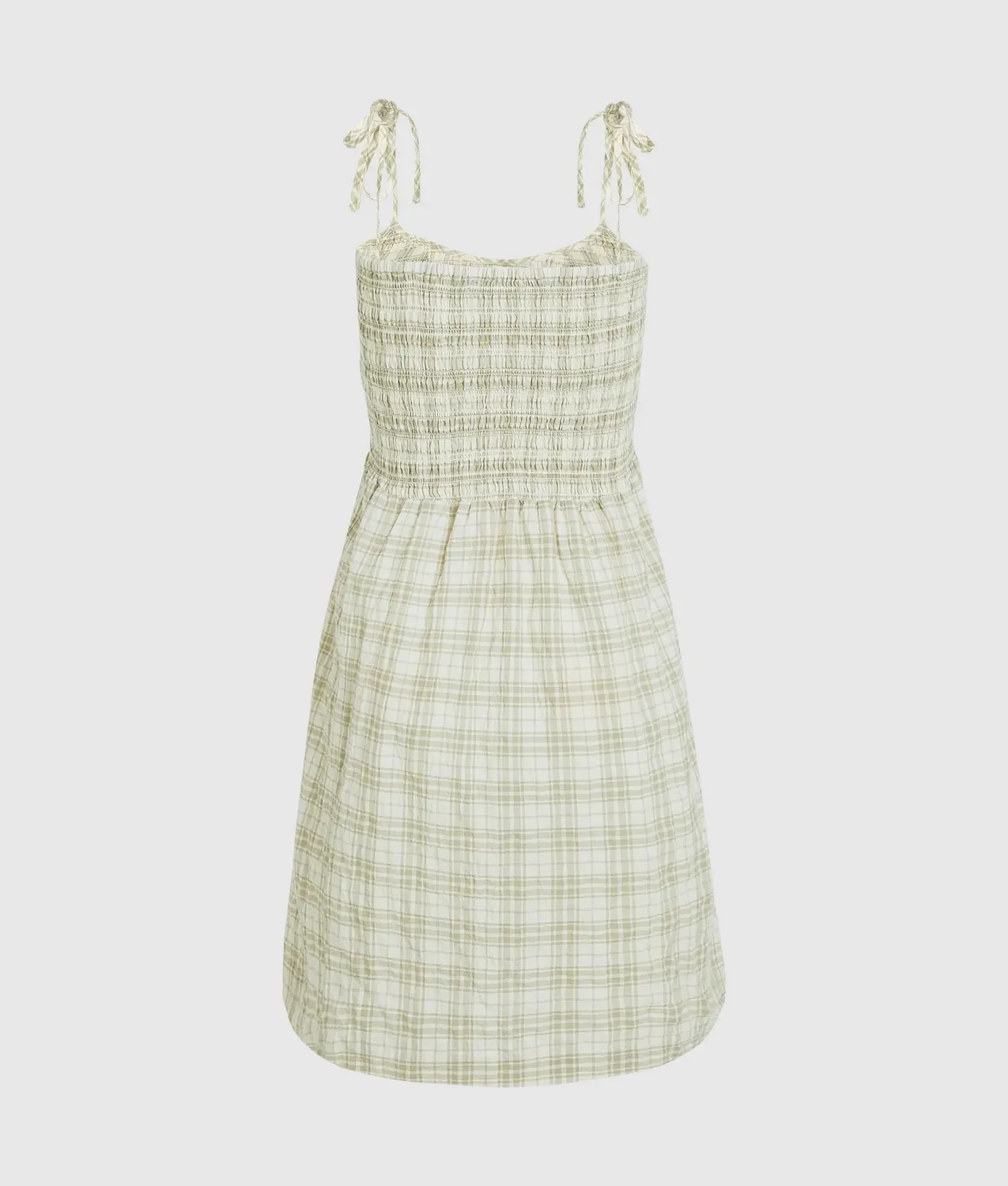 Karl Lagerfeld Checked Strappy Minikleid Karo Damen