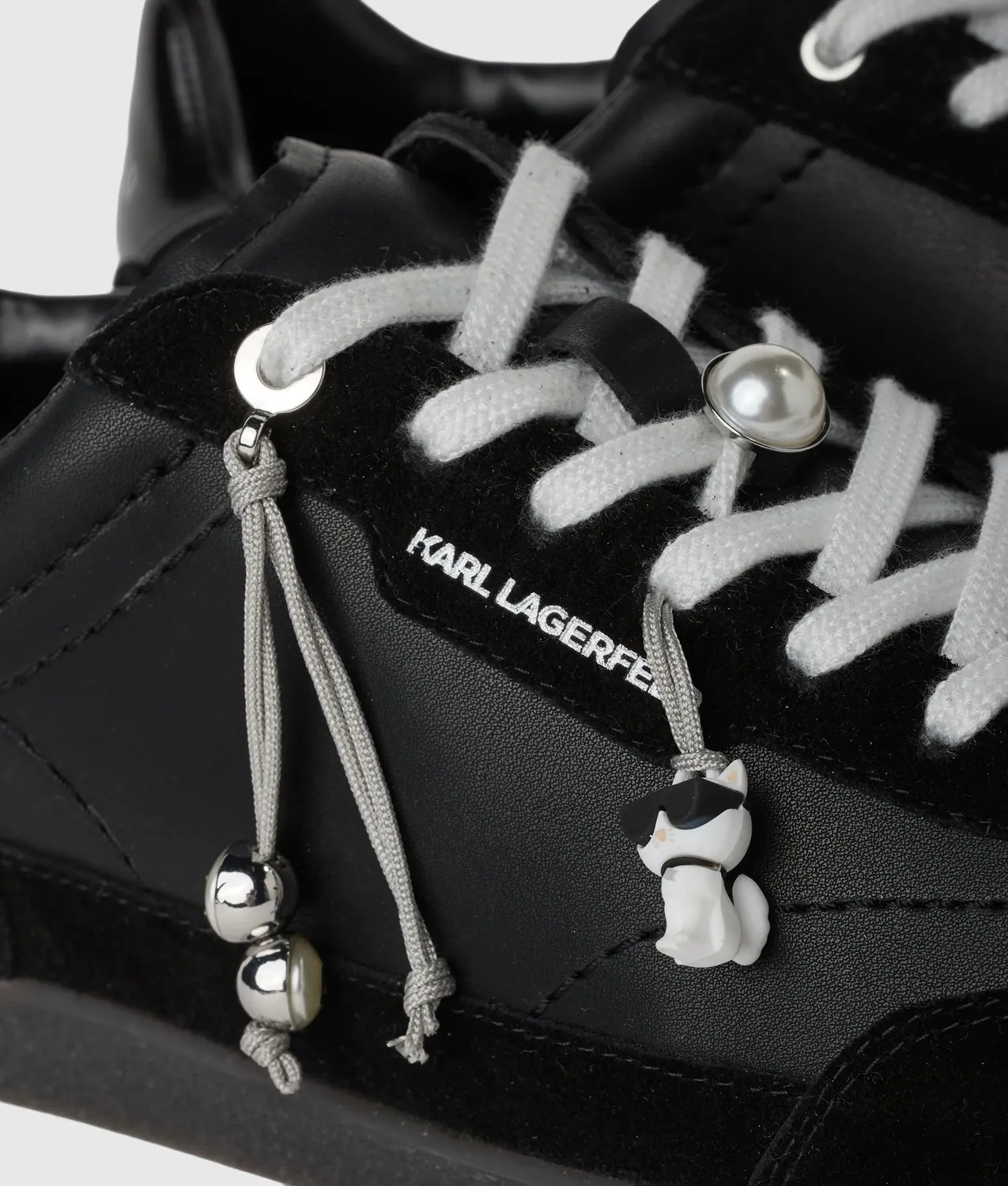 Karl Lagerfeld Kandidate Ikon Charms Sneaker Leder Gr.4-10