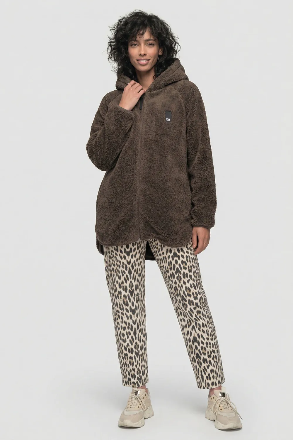Alife & Kickin DominiqueAK T Teddyjacke braun