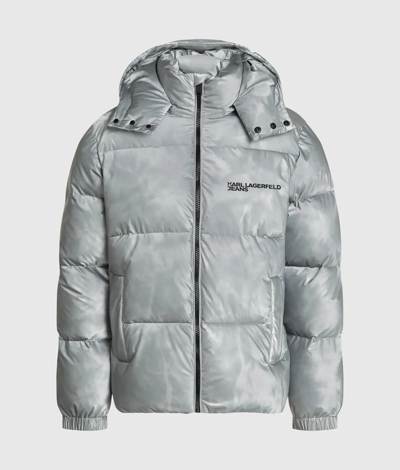 Karl Lagerfeld Eyewear Shiny Puffer Jacke Stepp glänzend