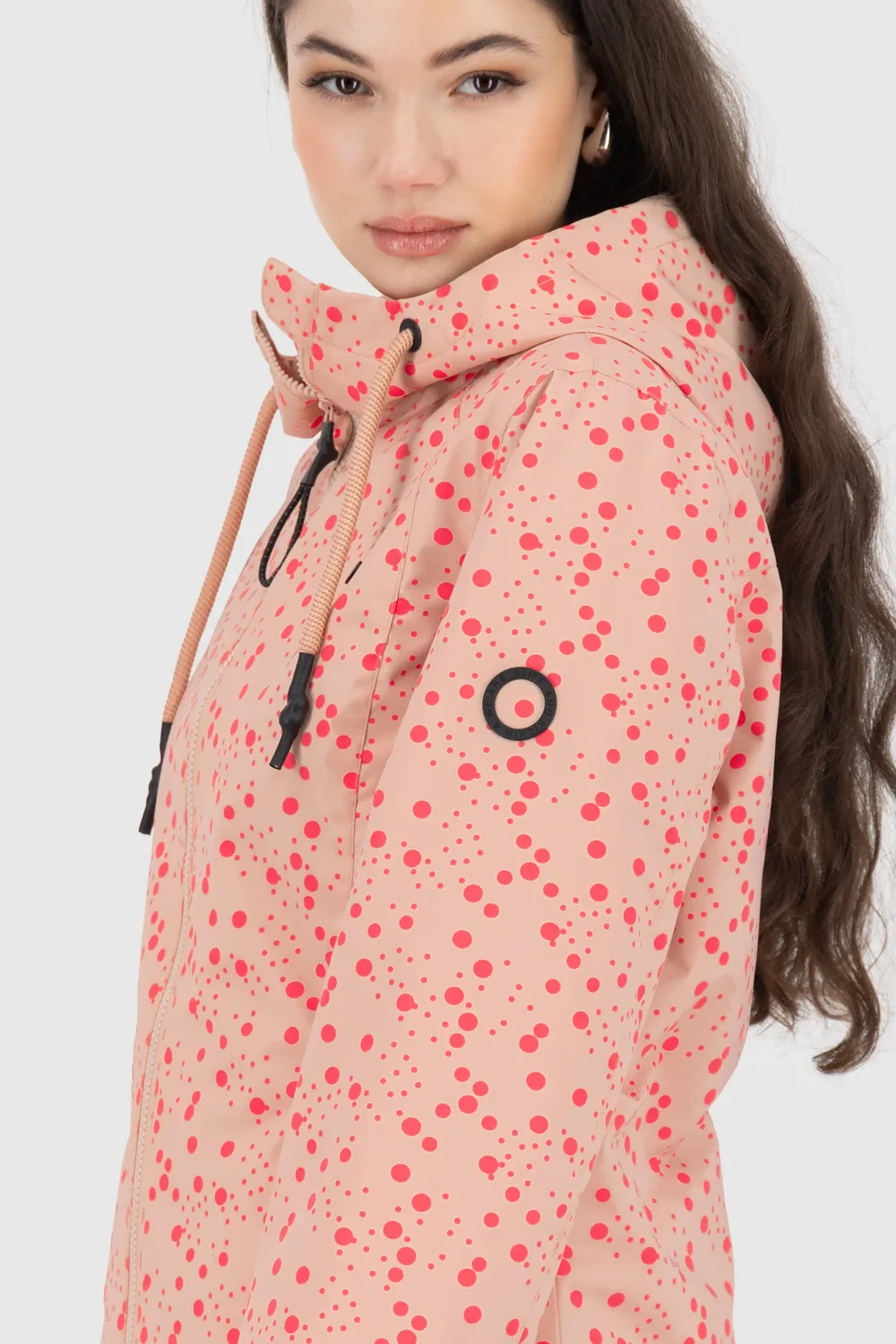 Alife & Kickin LilouAK B Übergangsjacke Rot Alloverprint