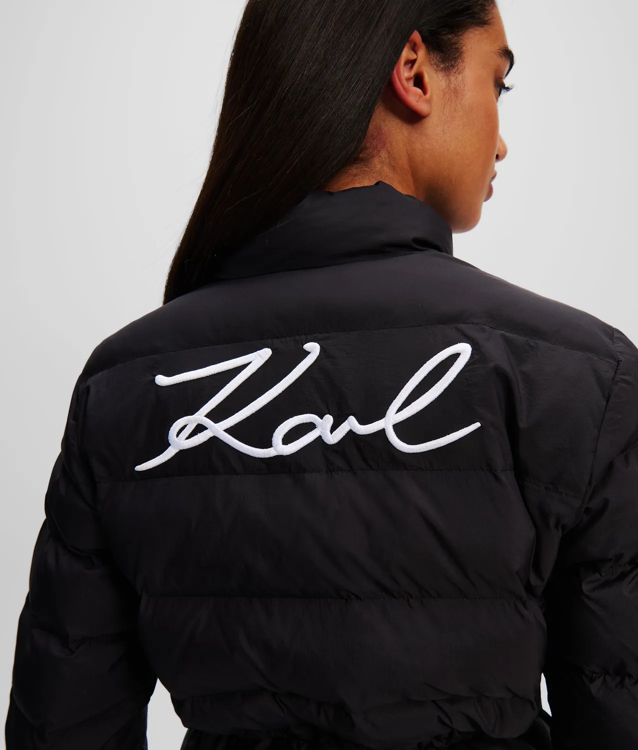 Karl Lagerfeld Signature Puffer Jacke Steppjacke Wattiert
