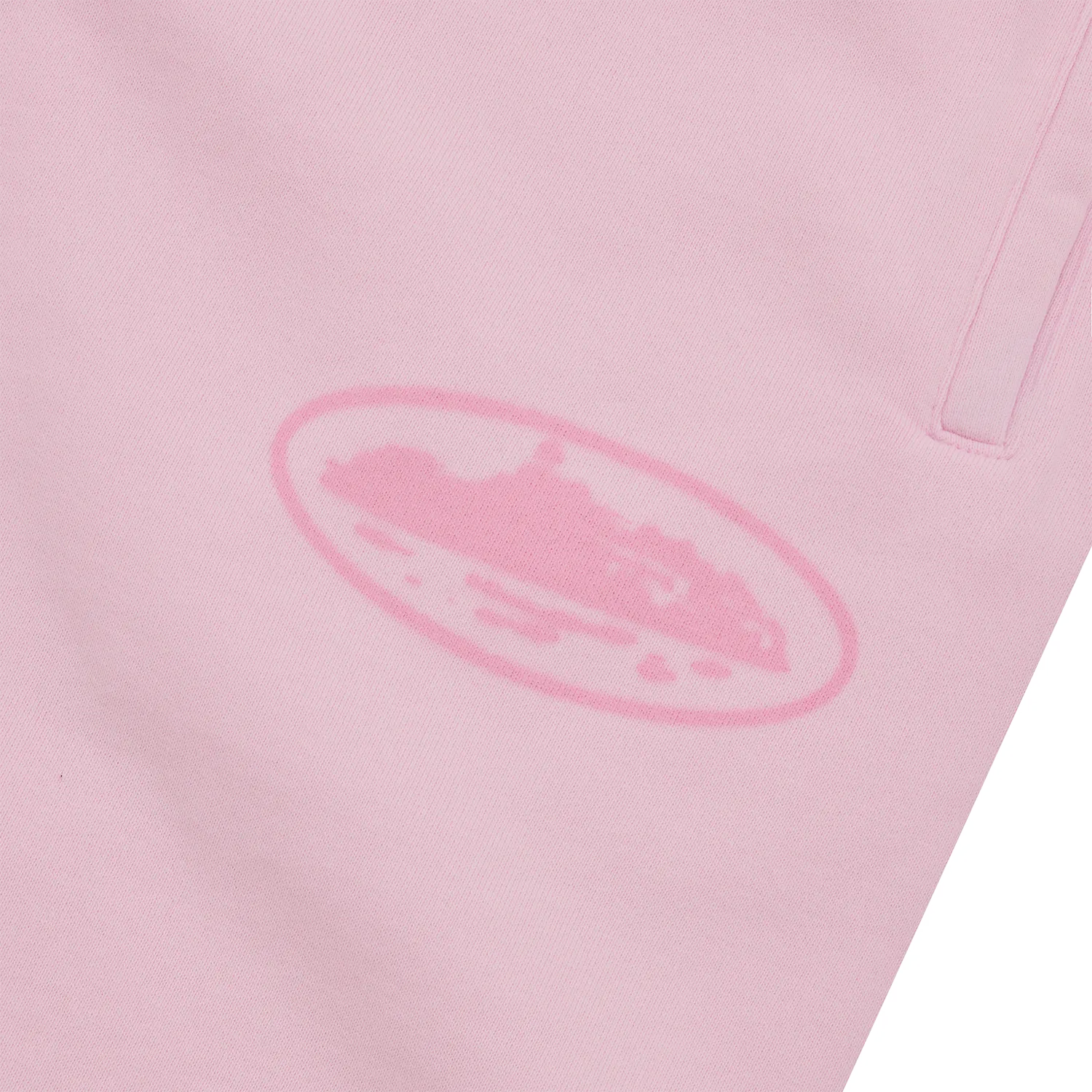 Corteiz Island Knockout Sweatshort Shorts Pink baggy