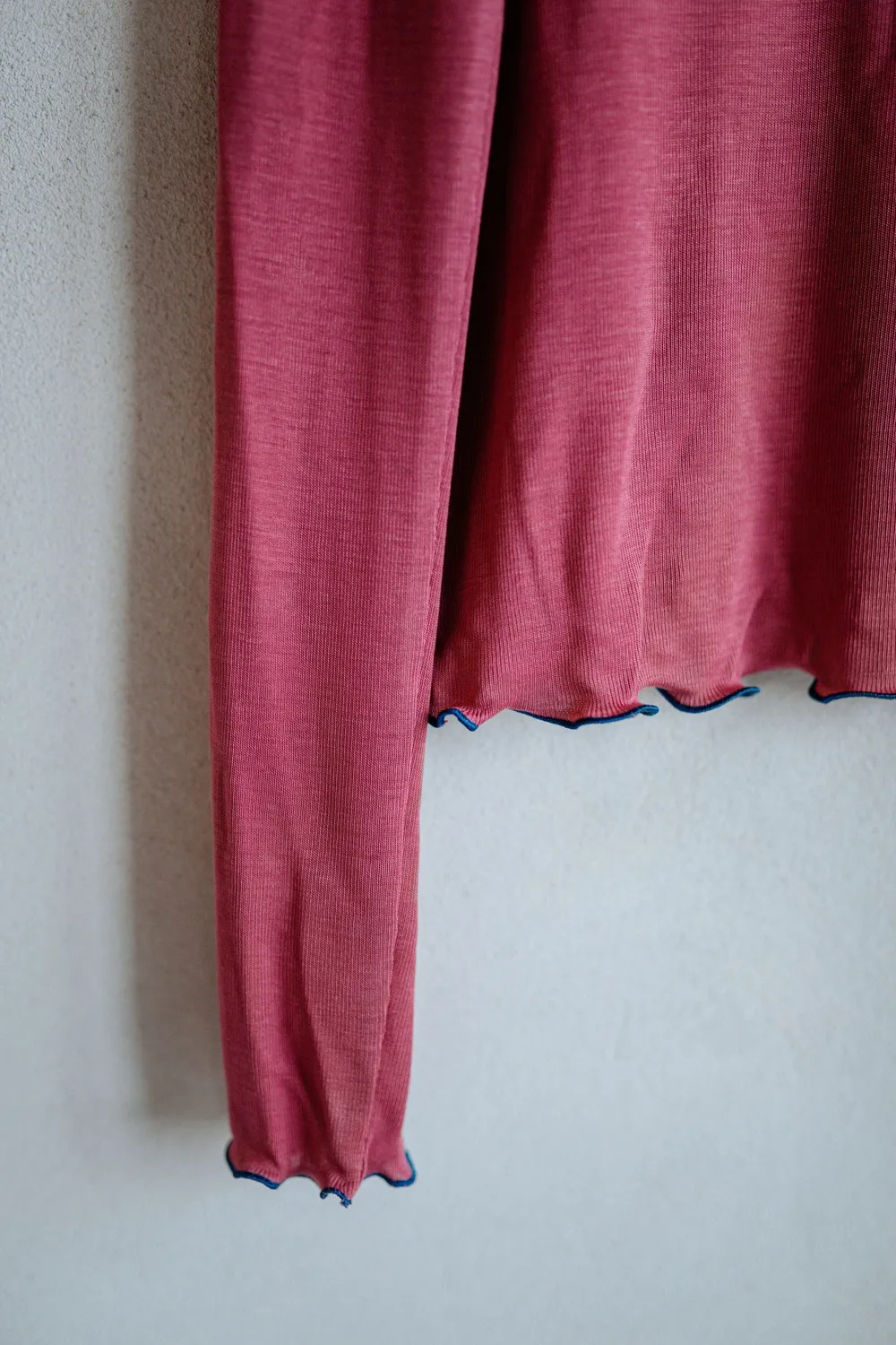 isarti Girato Shirt Cassis Langarm Tencel