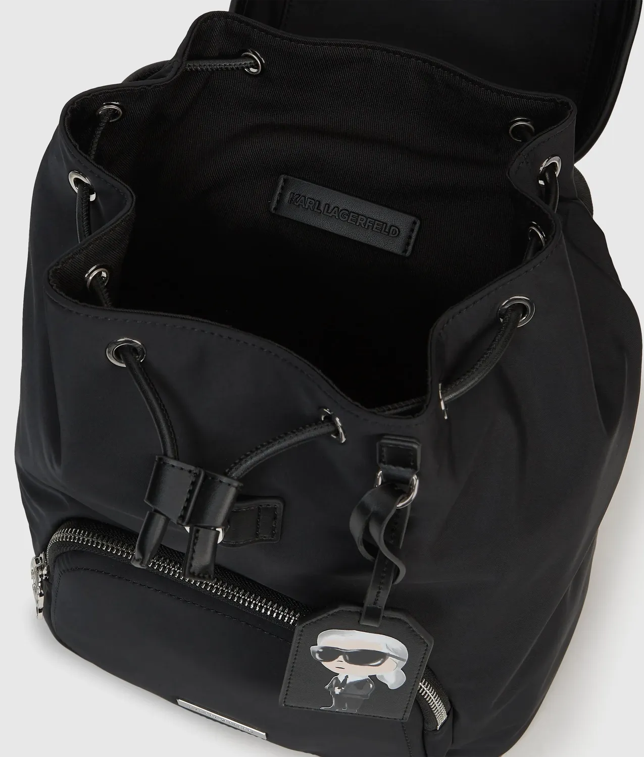 Karl Lagerfeld Ikon Nylon Tag Rucksack Nylon