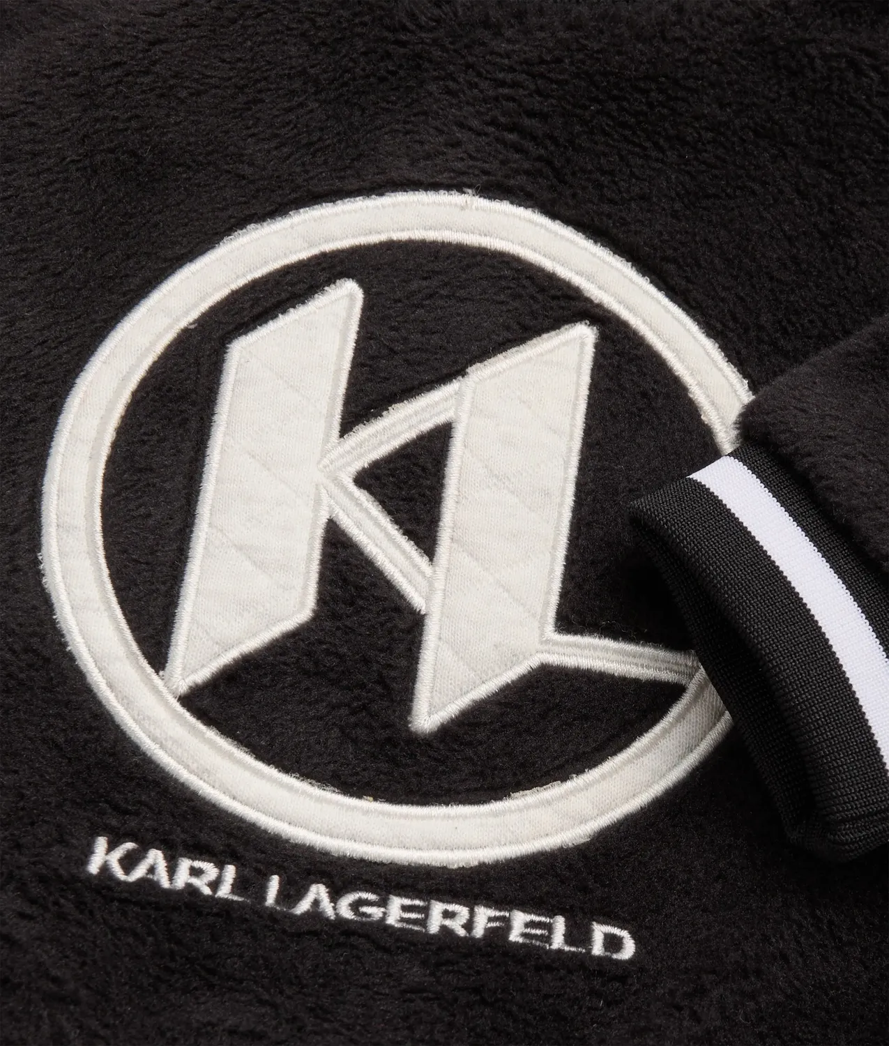 Karl Lagerfeld Kids Baby Sweatshirt-Hosen-Set gesteppt