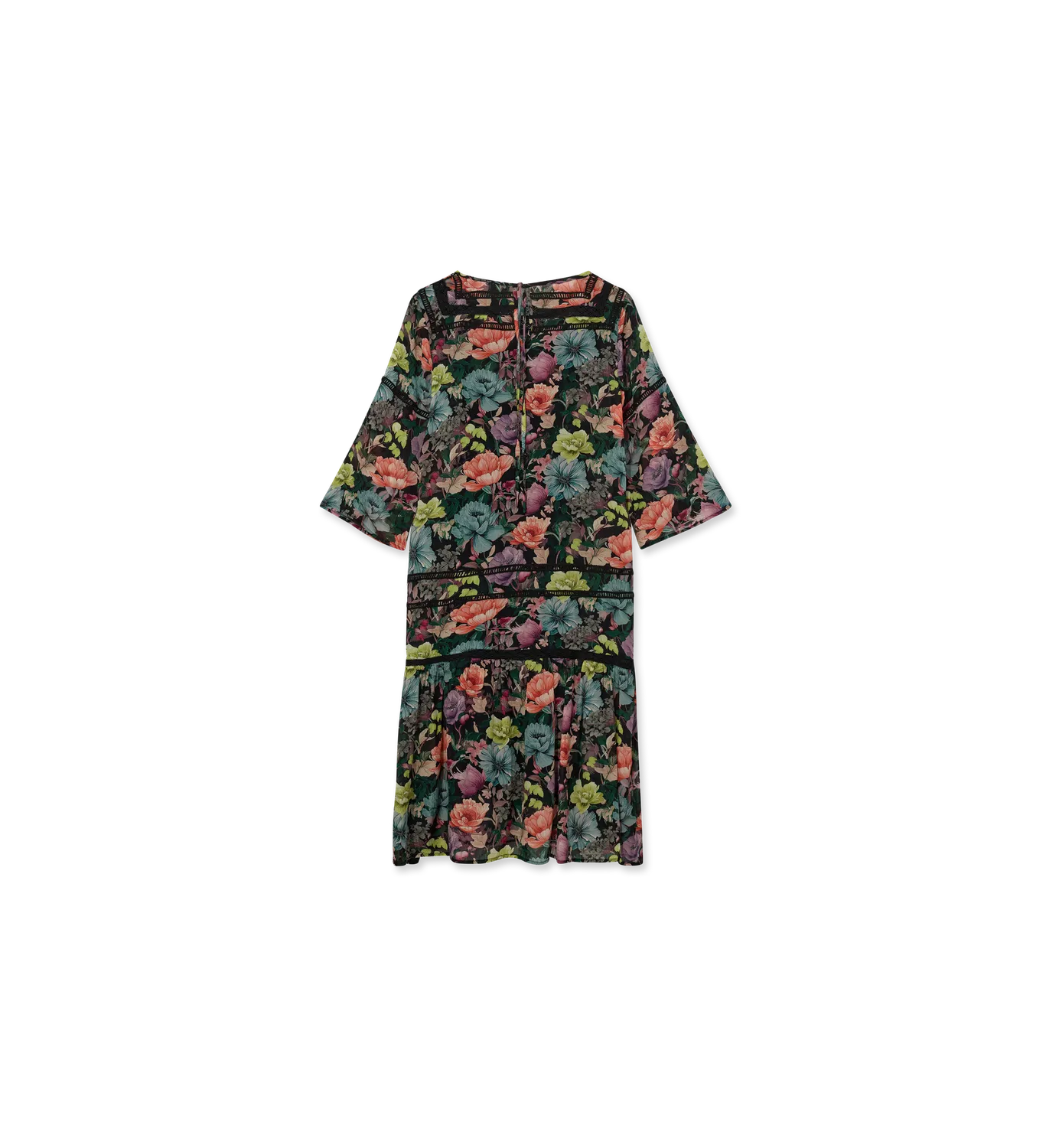 Mos Mosh MMHGrateful Cypress Kleid Carrot Lang Floral