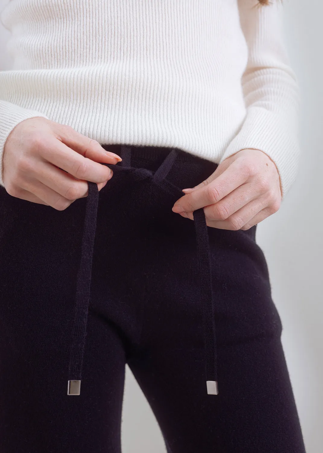 Senatex Merino Strickhose Navy extrafein