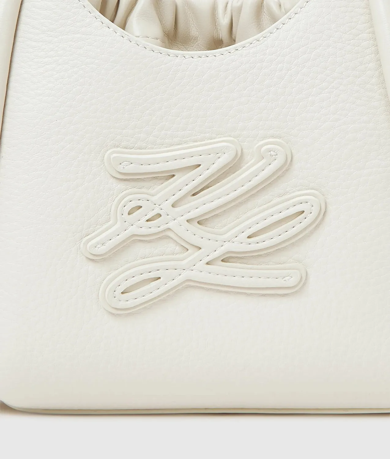 Karl Lagerfeld K/Autograph Patch Mini Tote Riemen Leder