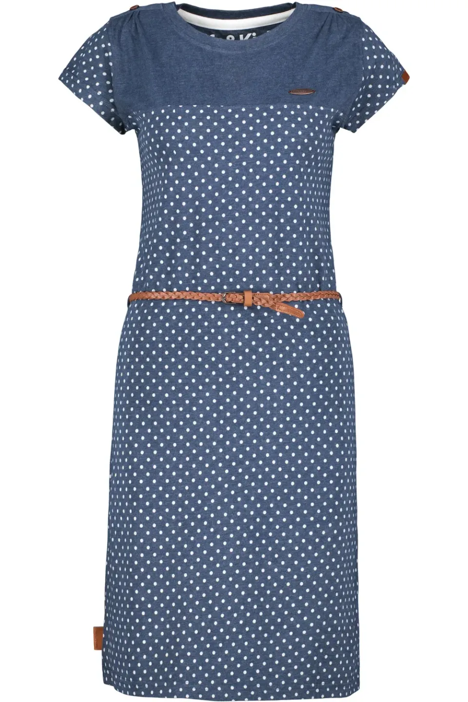 Alife & Kickin LeoniceAK B Kleid Dunkelblau Allover-Print