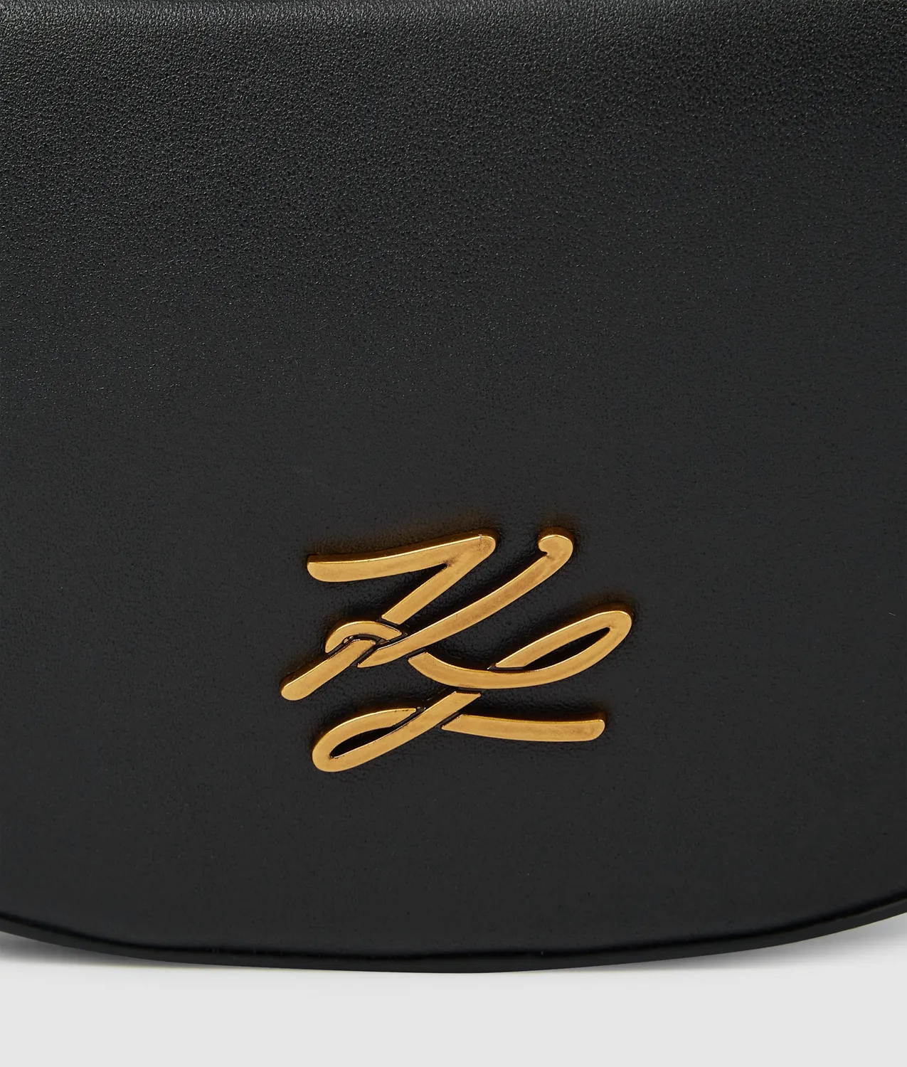 Karl Lagerfeld K/Autograph Small Moon Tasche Schwarz Kette