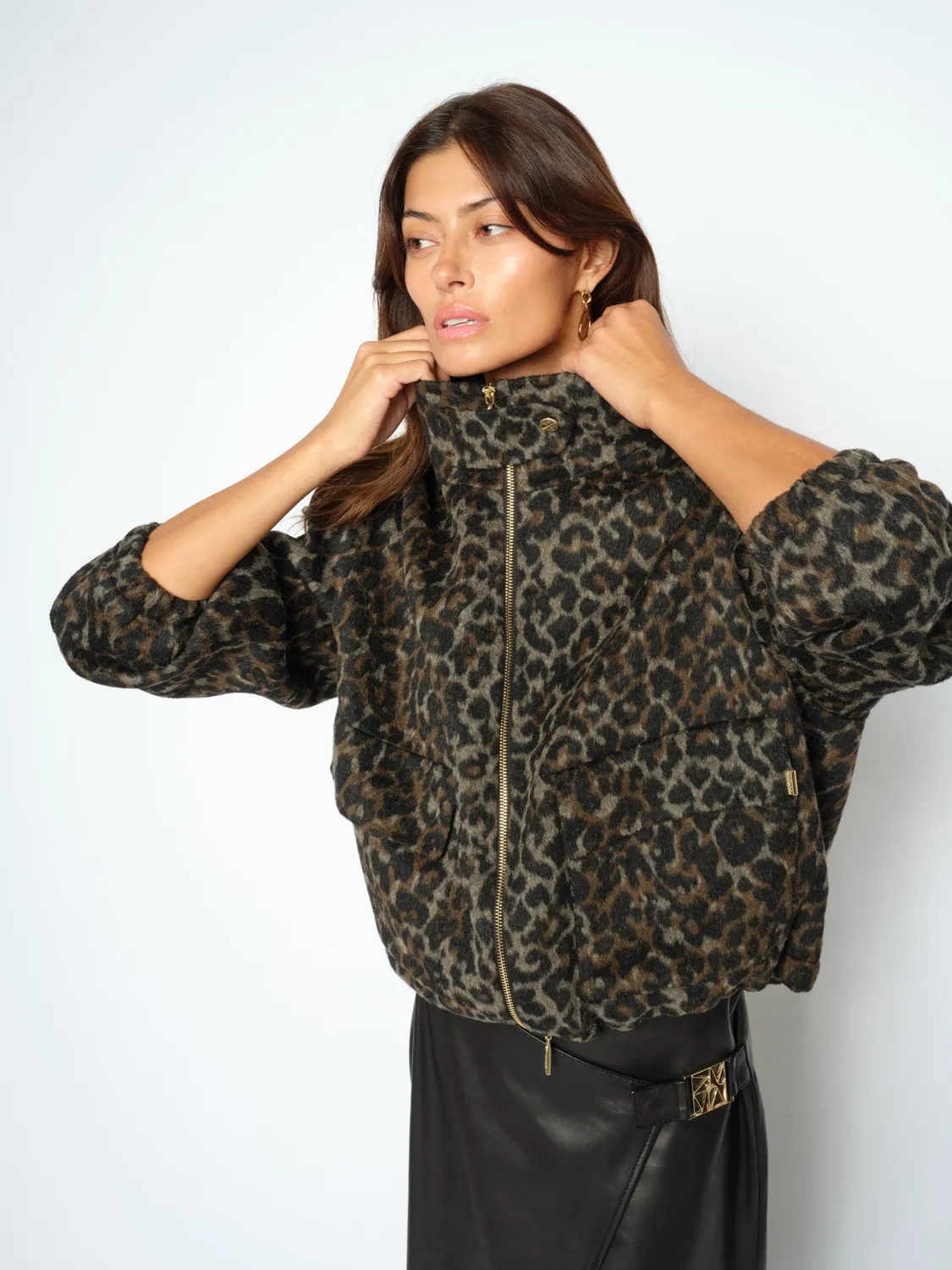 Mos Mosh MMCamille Leo Jacke Leopard Oversize