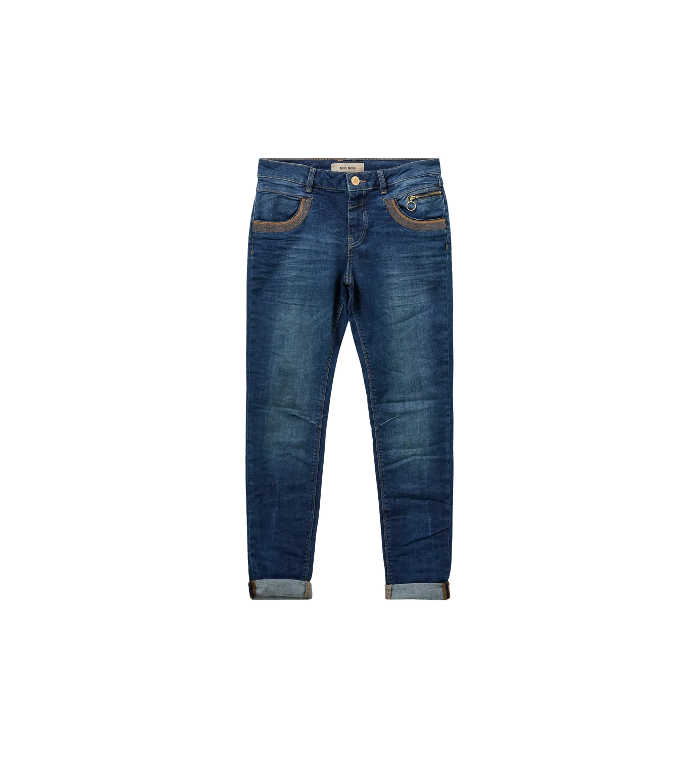 Mos Mosh Naomi Shade Blue Slim Jeans Blau