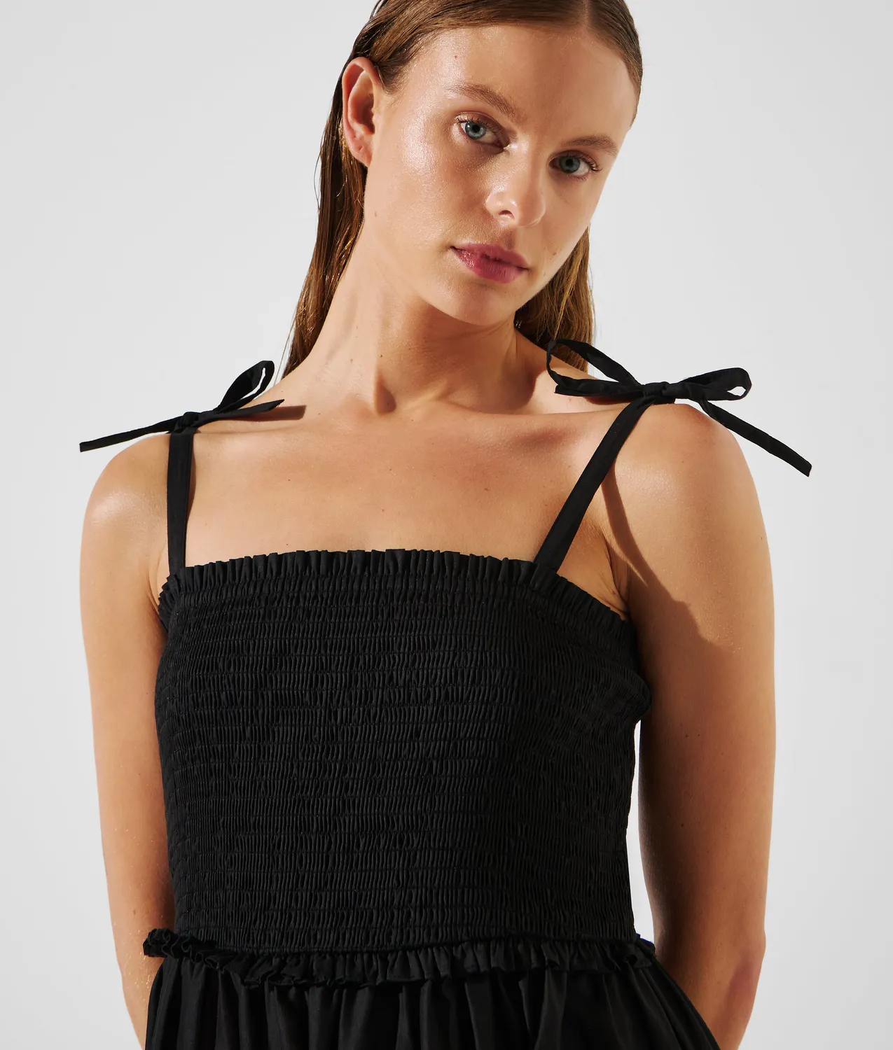 Karl Lagerfeld K/Signature Strandkleid lang Stickerei