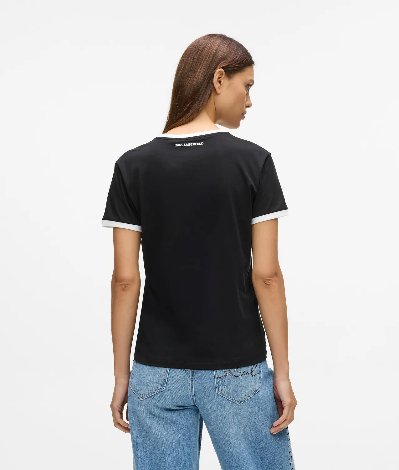Karl Lagerfeld Ikon Choupette T-Shirt Bio-Baumwolle