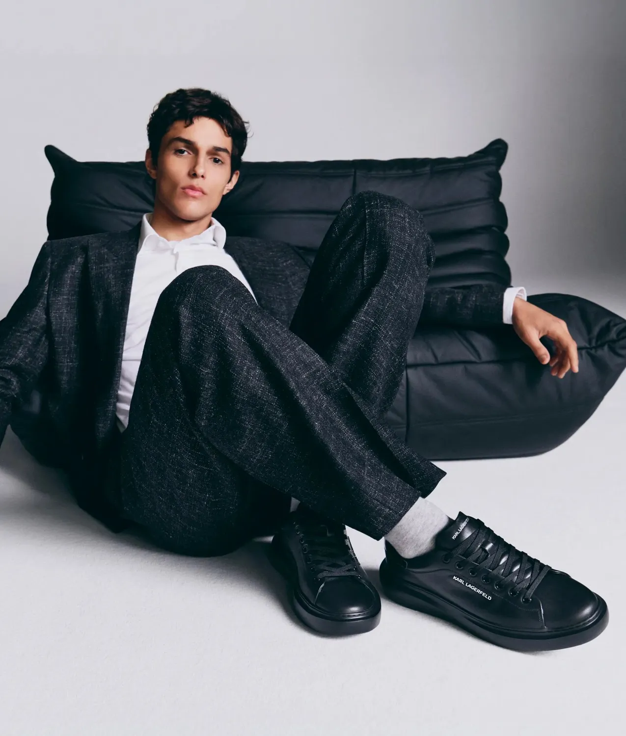 Karl Lagerfeld Kore Logo Sneaker aus Leder