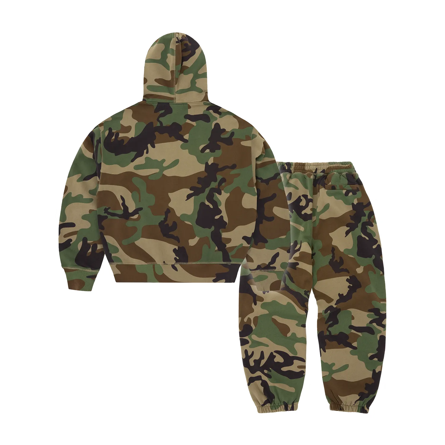 Corteiz Mini Island Hoodie Trainingsanzug Woodland Camo 440GSM