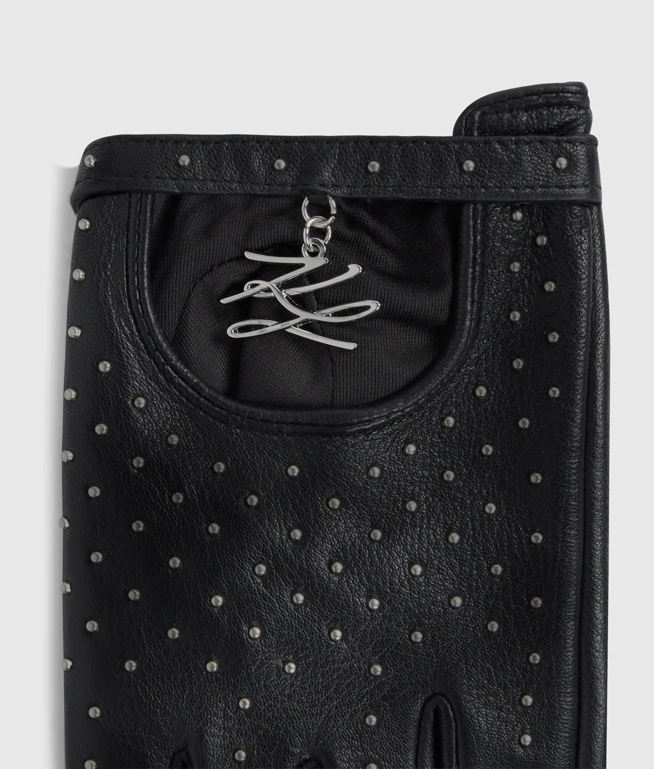 Karl Lagerfeld K/Autograph Lederhandschuhe Nieten S-L